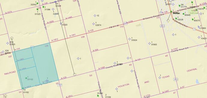 Fisher County - Sec. 108, Blk 2