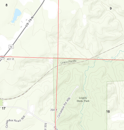 Brine wells map