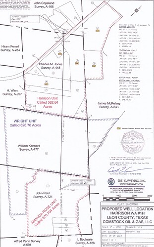 Leon County - Comstock WA Harrison Pooled Unit