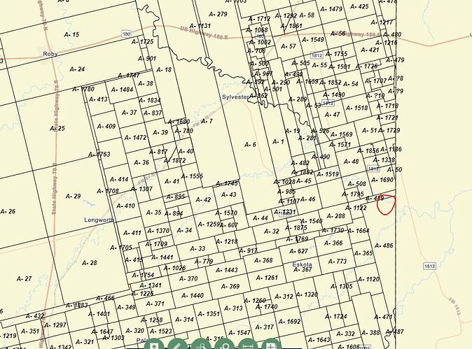 CAD SNIP FISHER COUNTY