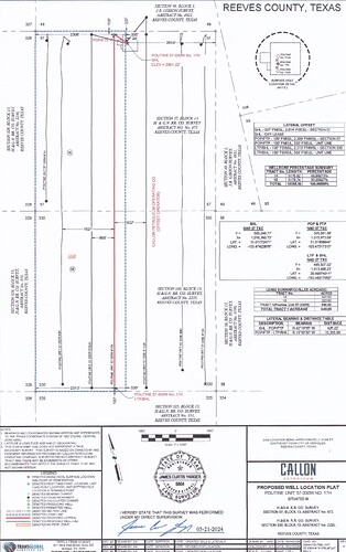 Reeves County Callon Politine Unit 57-330W Well 17H, 2H & 10H